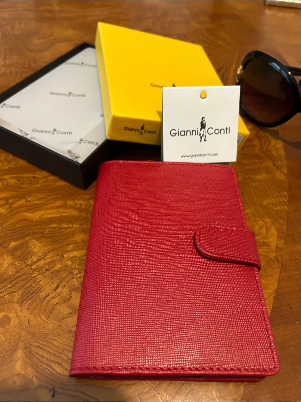 Genuine Italian Leather Passport Wallet